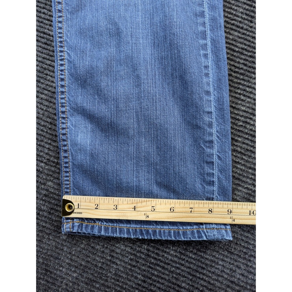 Levi's 505 Jeans Mens 40x30 Blue Denim Cotton Stretch High Rise Straight Leg - Picture 15 of 15